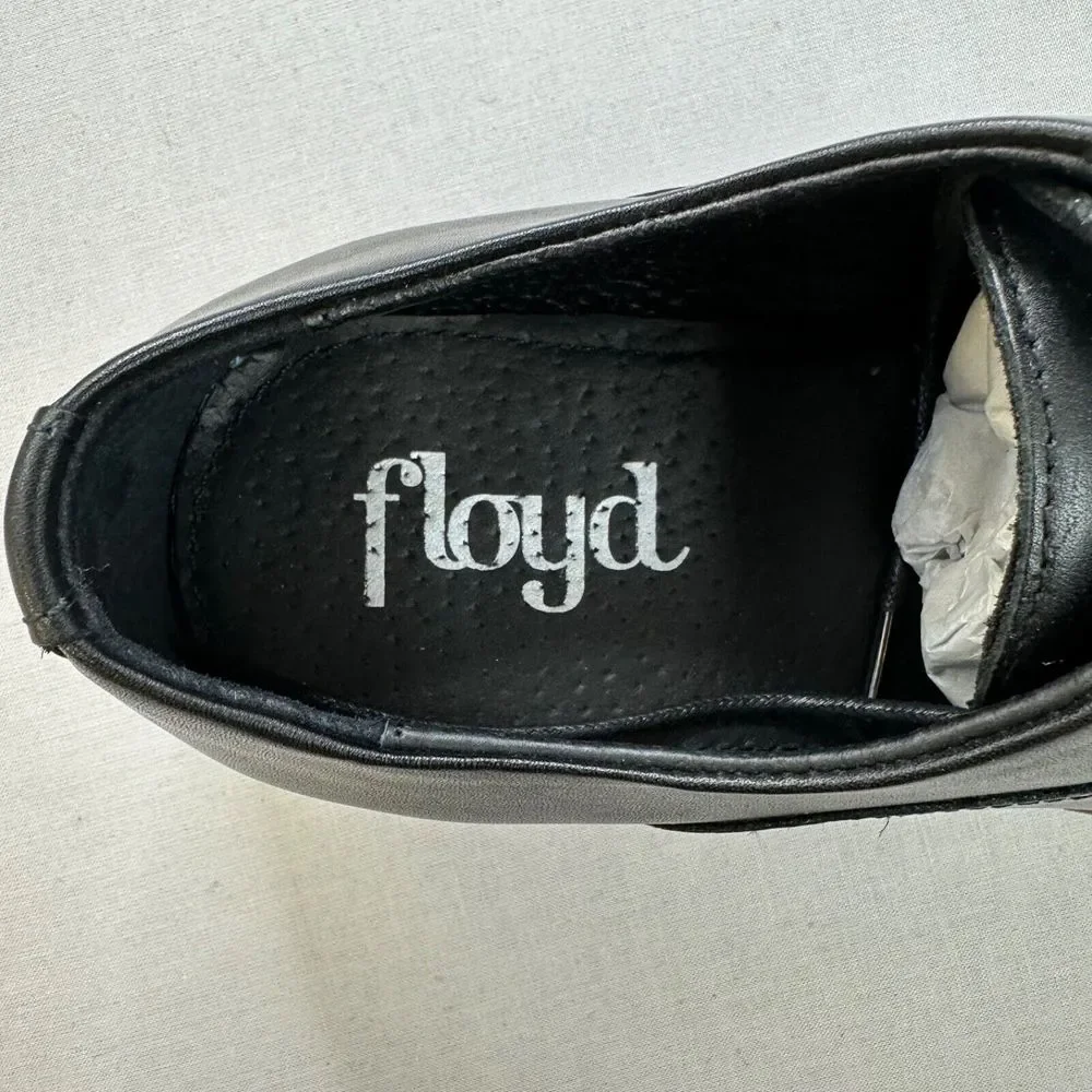 Floyd Lotte Black Men's Oxford‎ Dress Shoes Sz 9